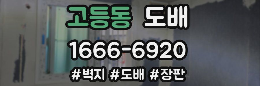 고등동 도배