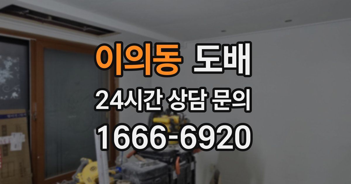 이의동 도배