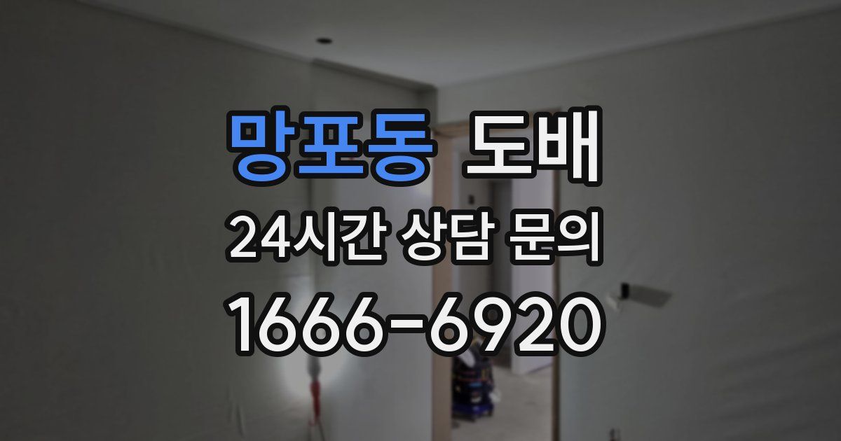 망포동 도배