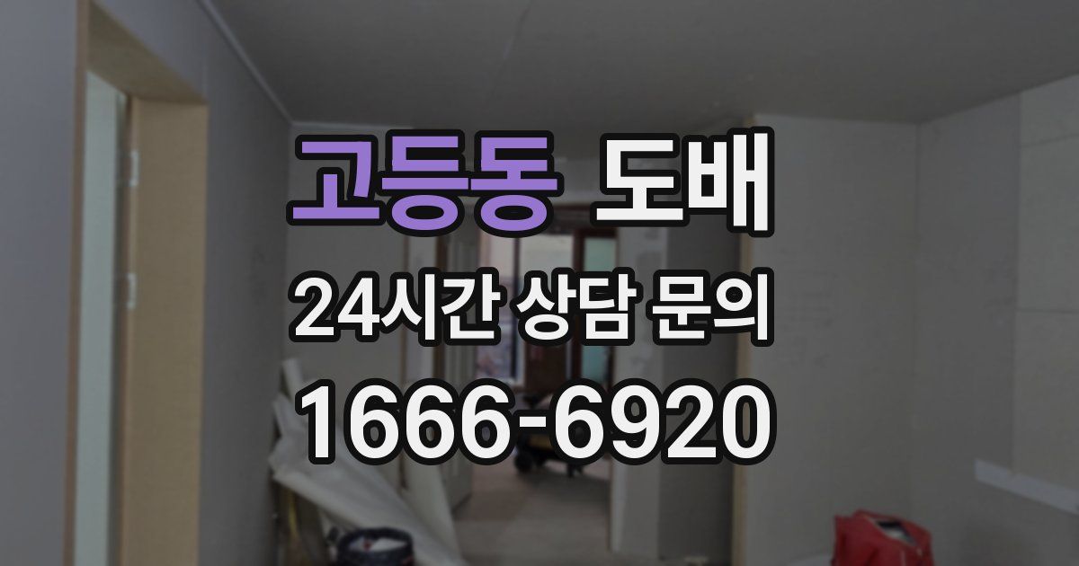 고등동 도배