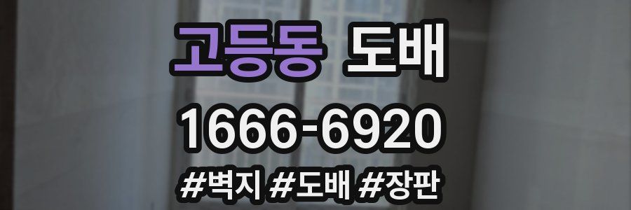 고등동 도배