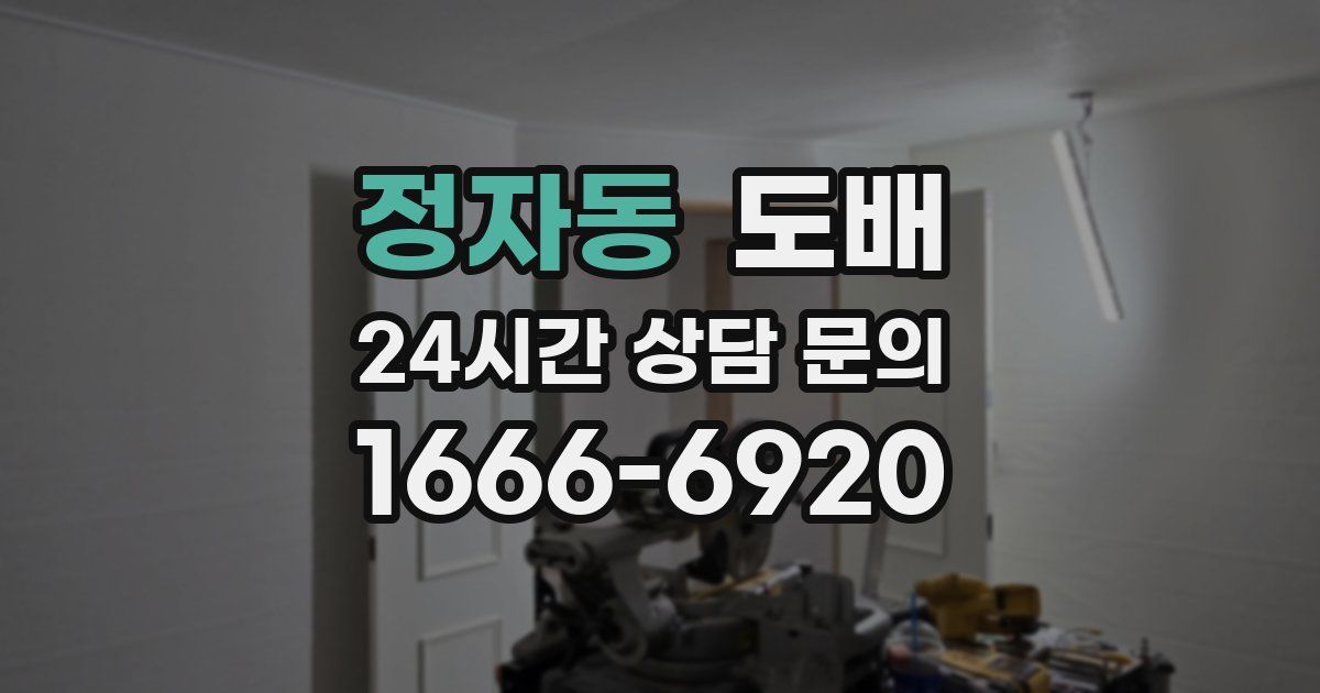 정자동 도배