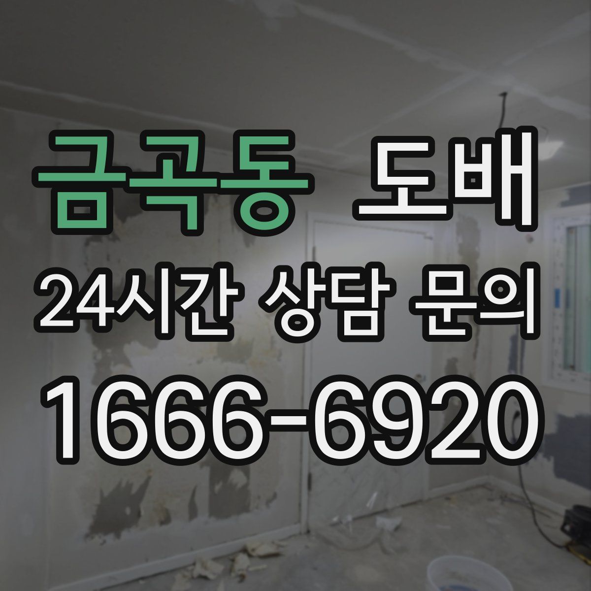 금곡동 도배