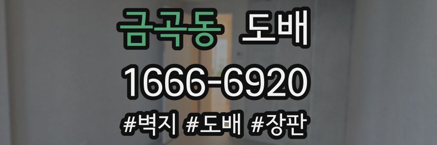 금곡동 도배