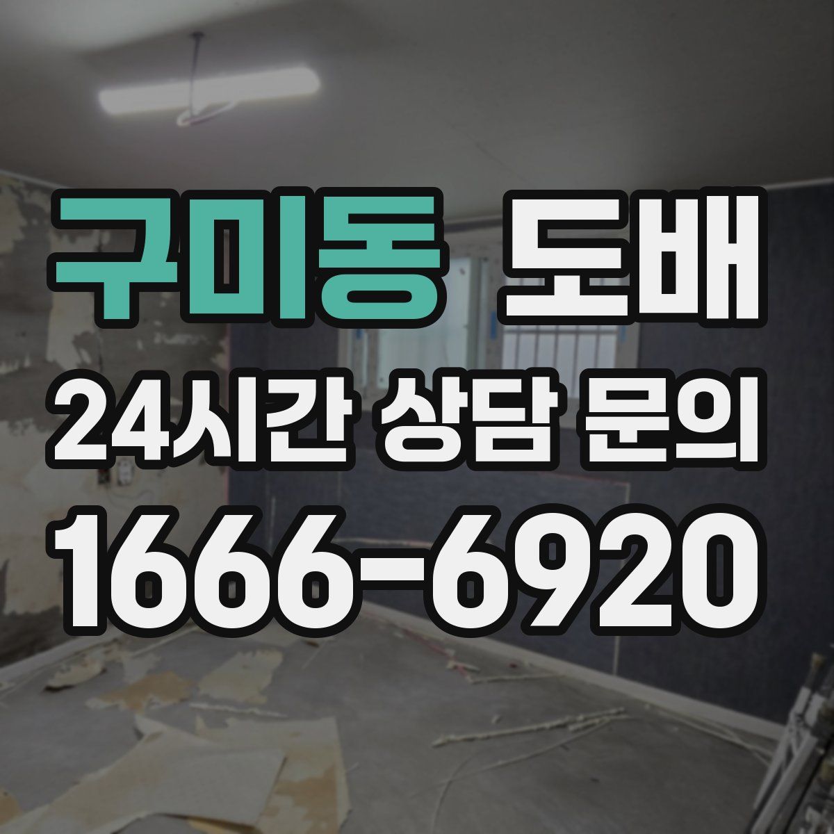 구미동 도배