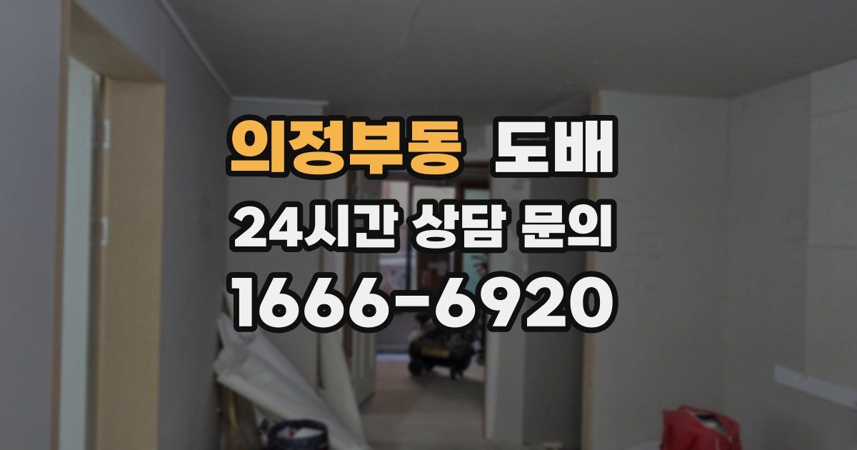 의정부동 도배