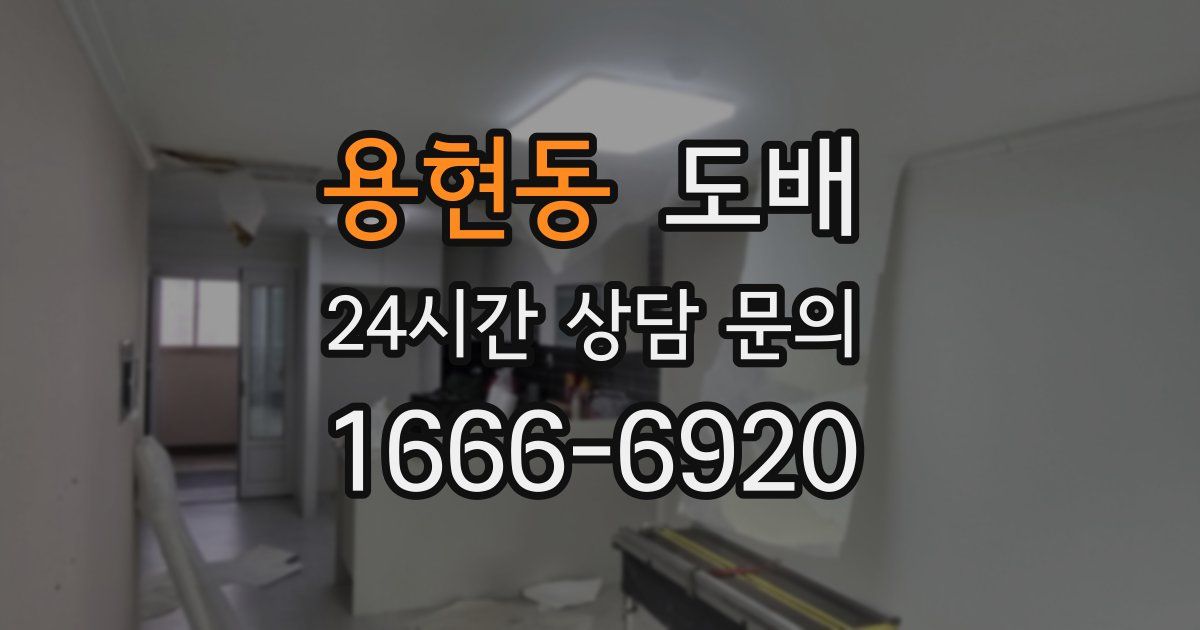 용현동 도배