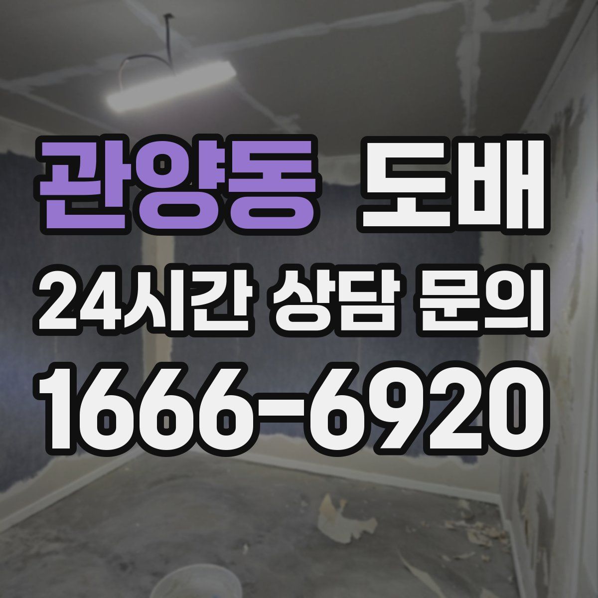 관양동 도배