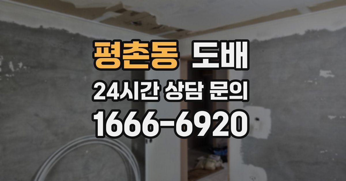 평촌동 도배
