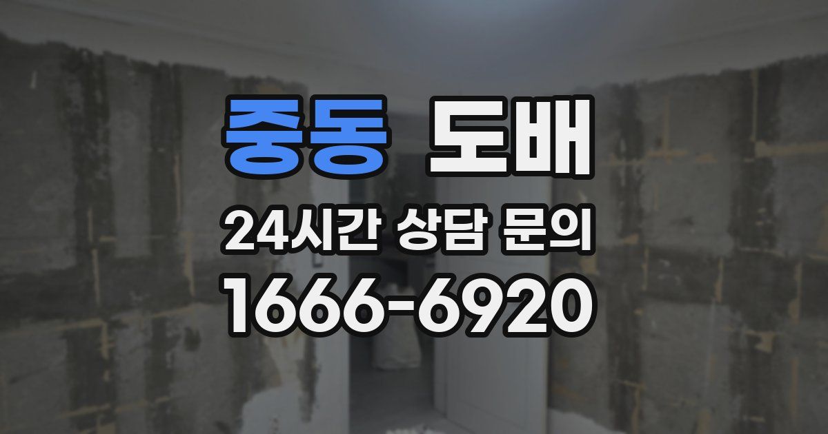 중동 도배
