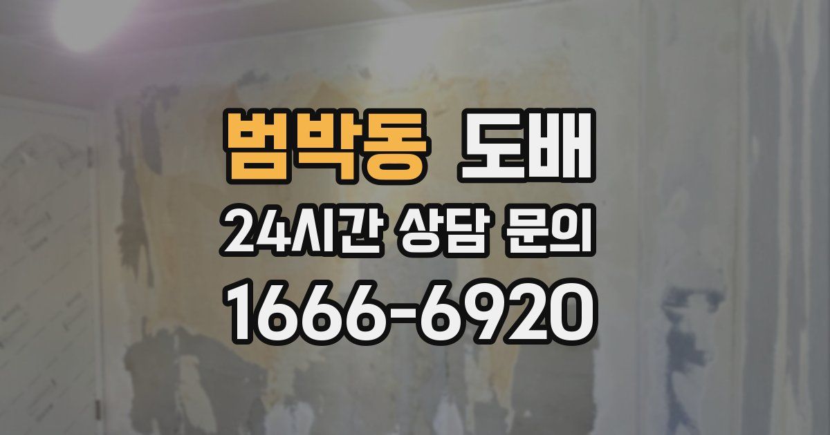 범박동 도배