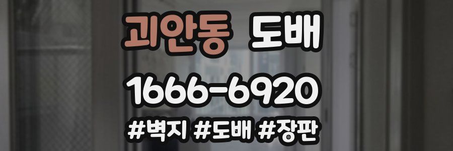 괴안동 도배