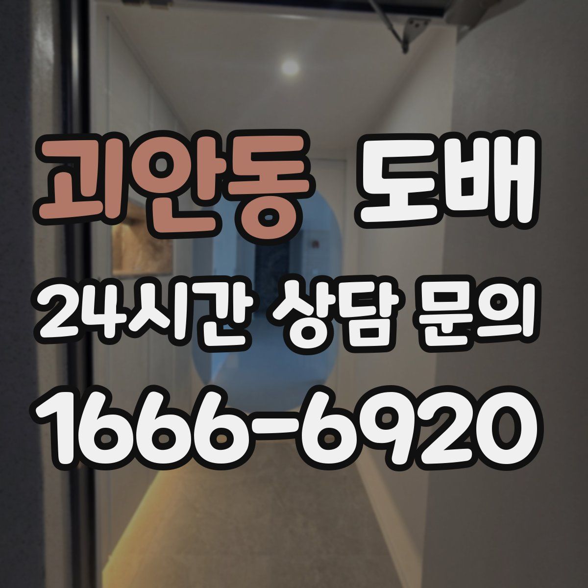 괴안동 도배