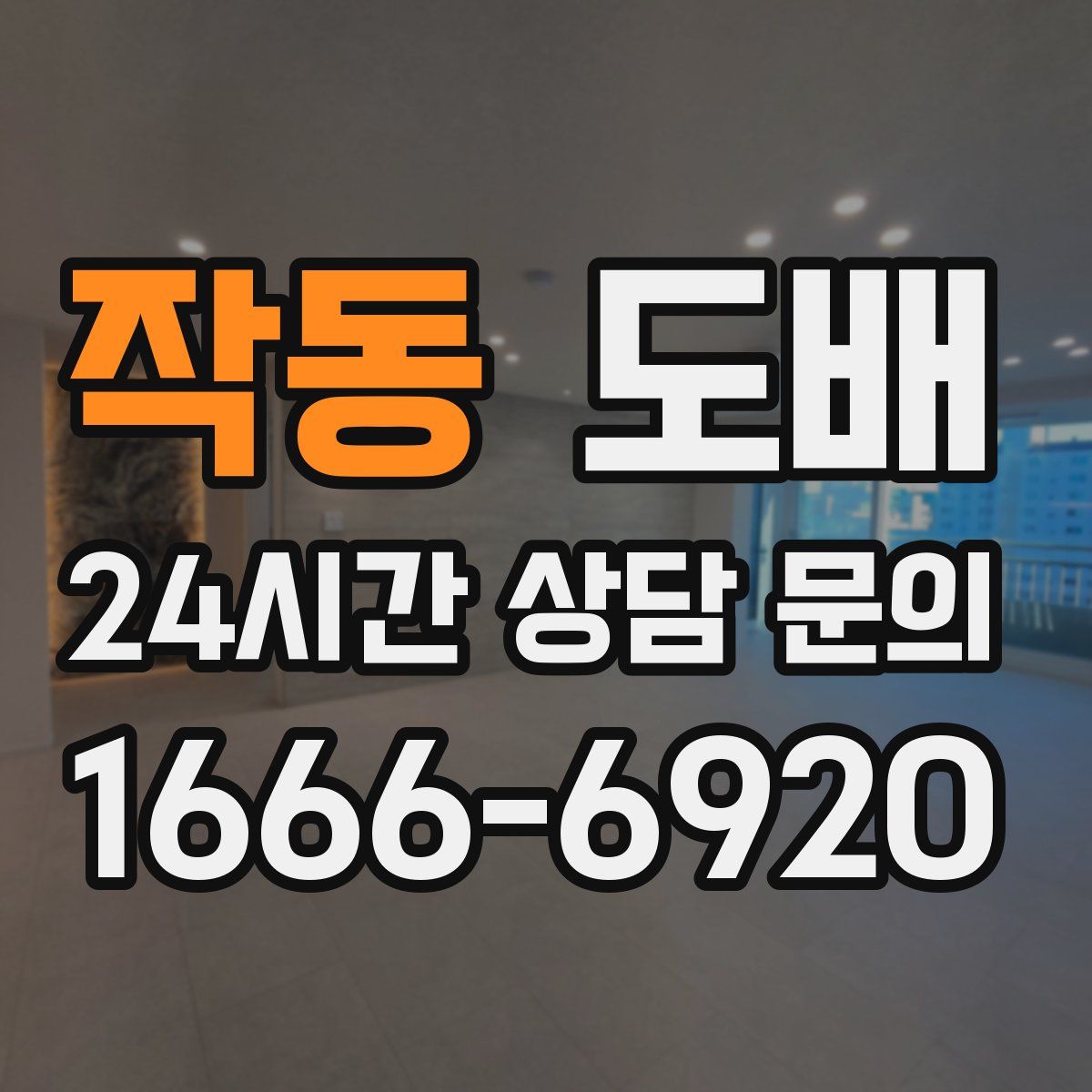 작동 도배