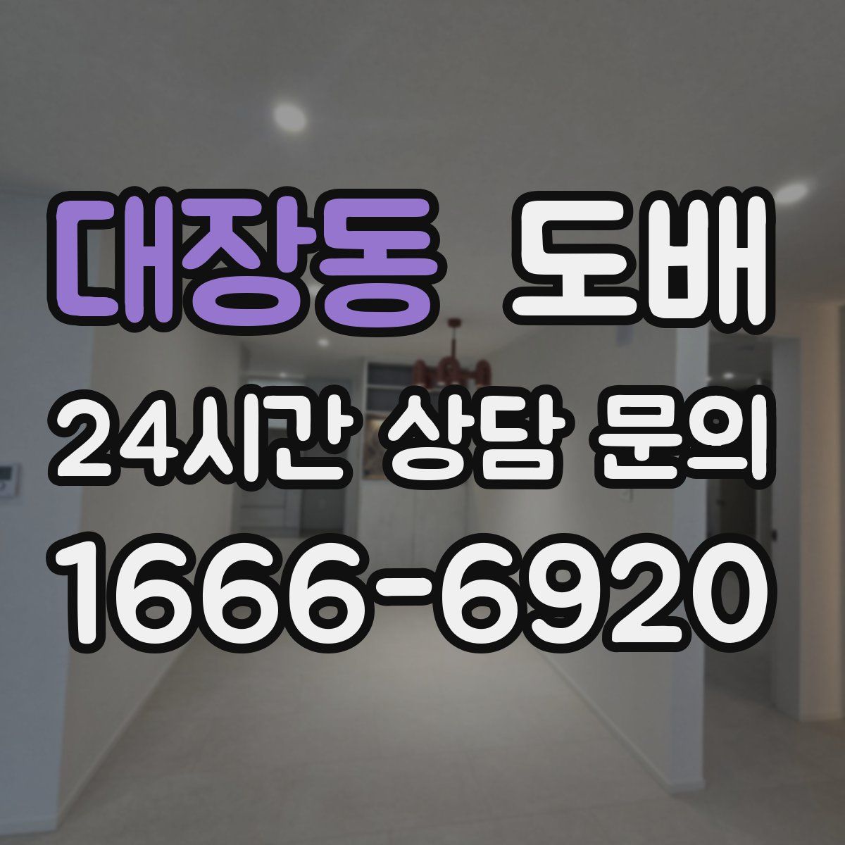 대장동 도배