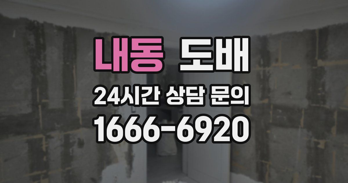 내동 도배