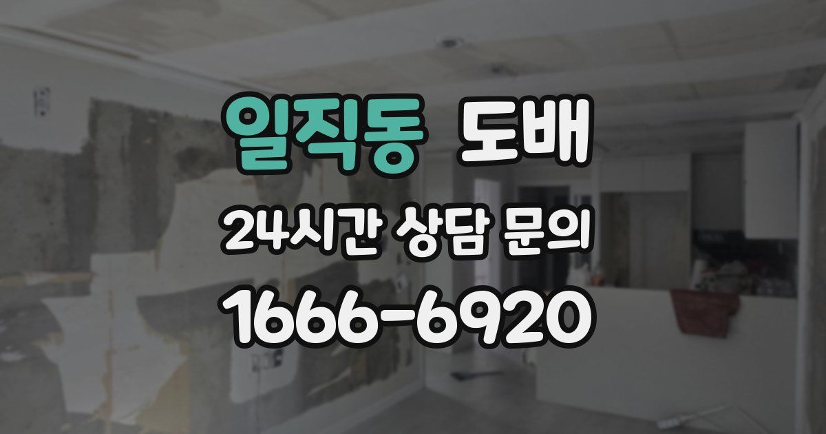 일직동 도배