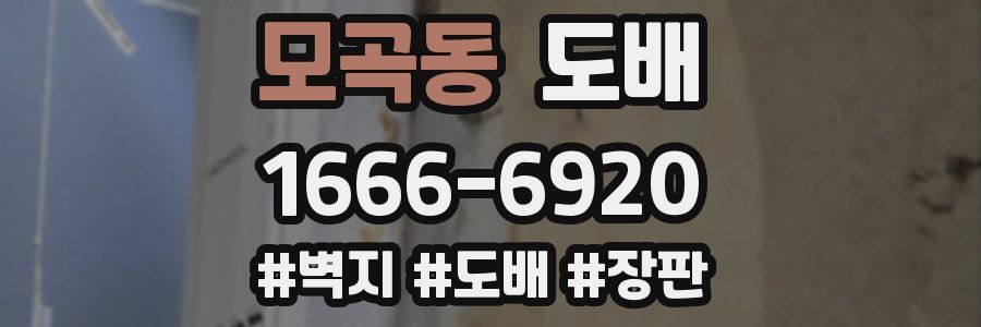 모곡동 도배