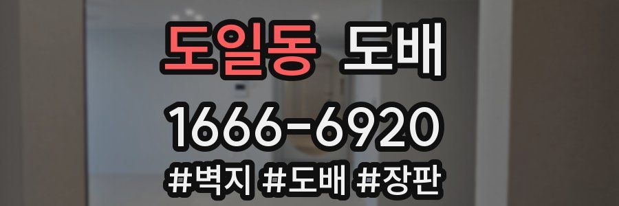 도일동 도배