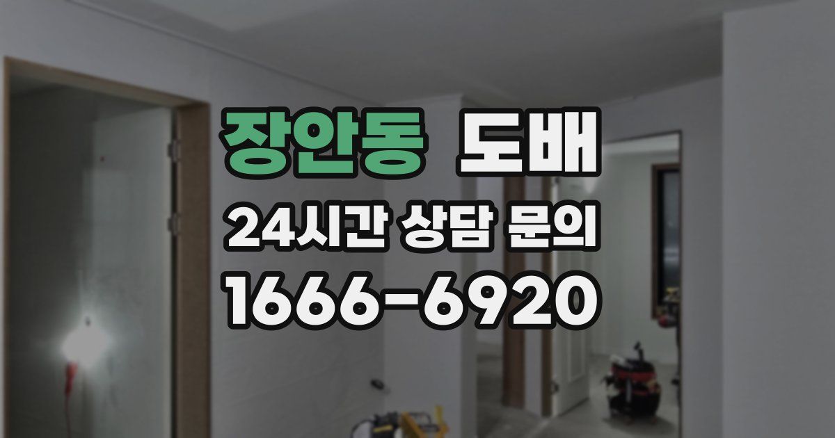 장안동 도배