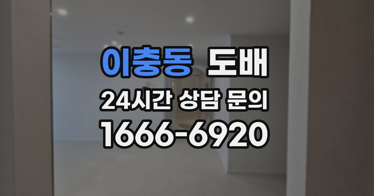 이충동 도배