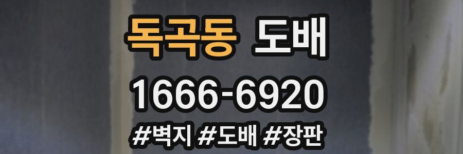 독곡동 도배