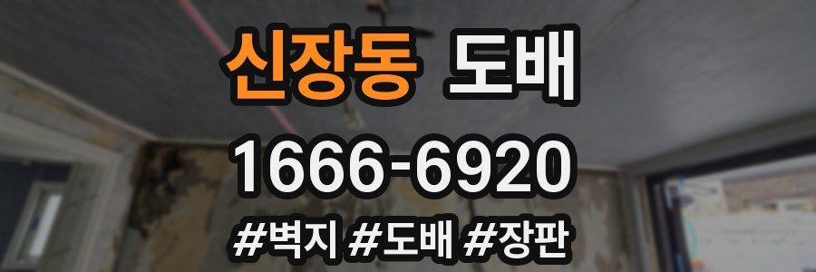 신장동 도배