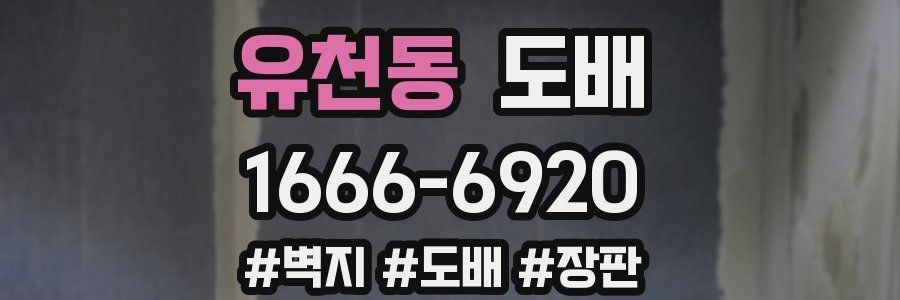 유천동 도배