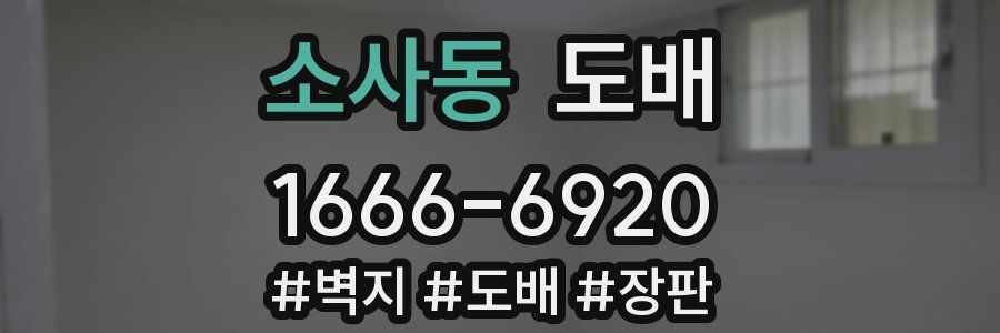 소사동 도배