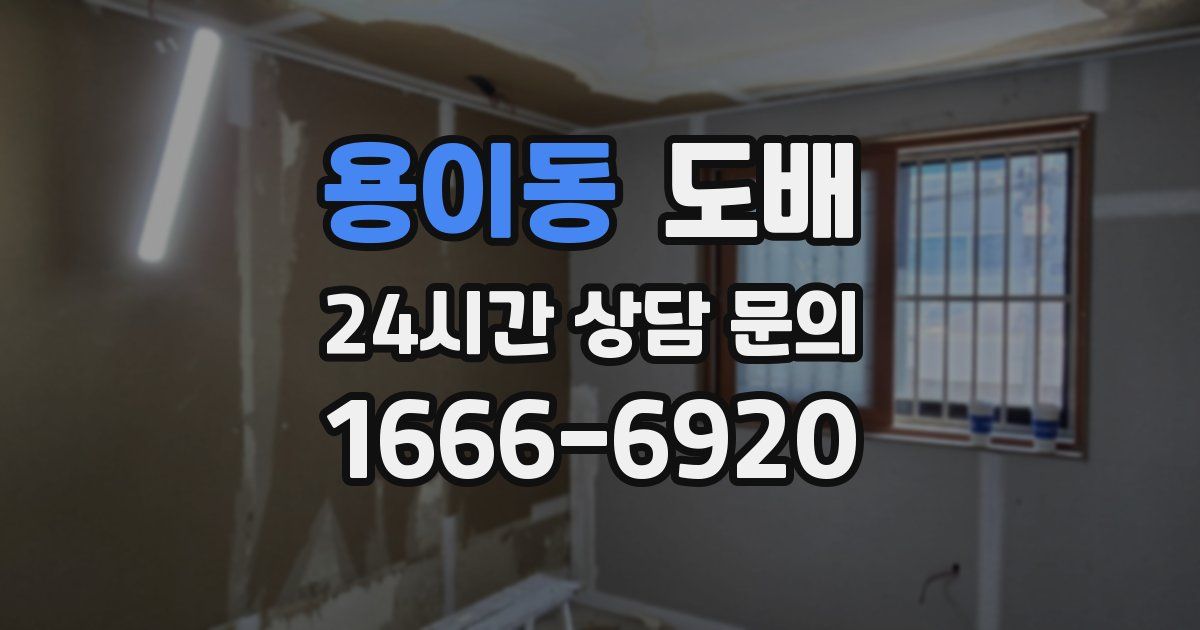 용이동 도배