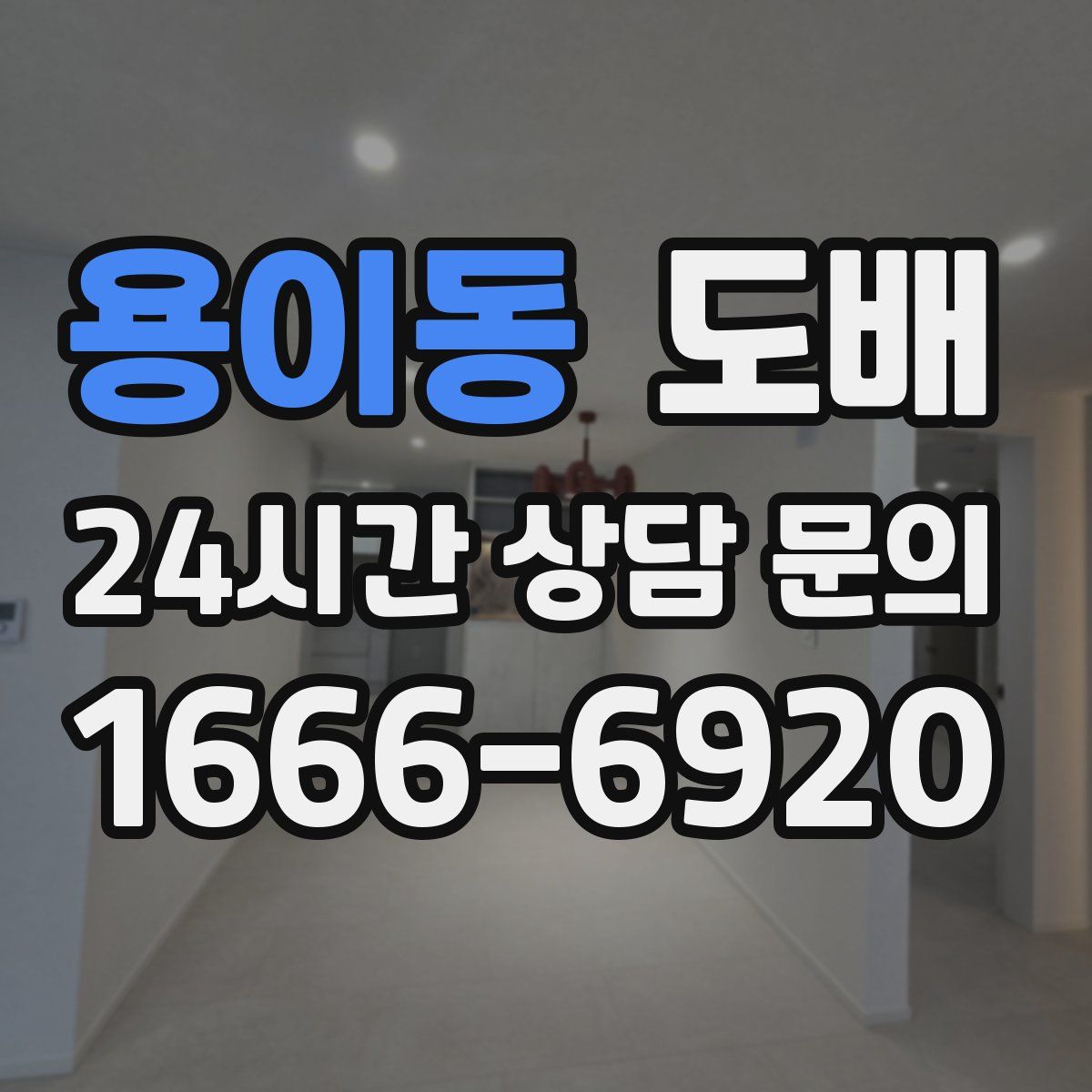 용이동 도배