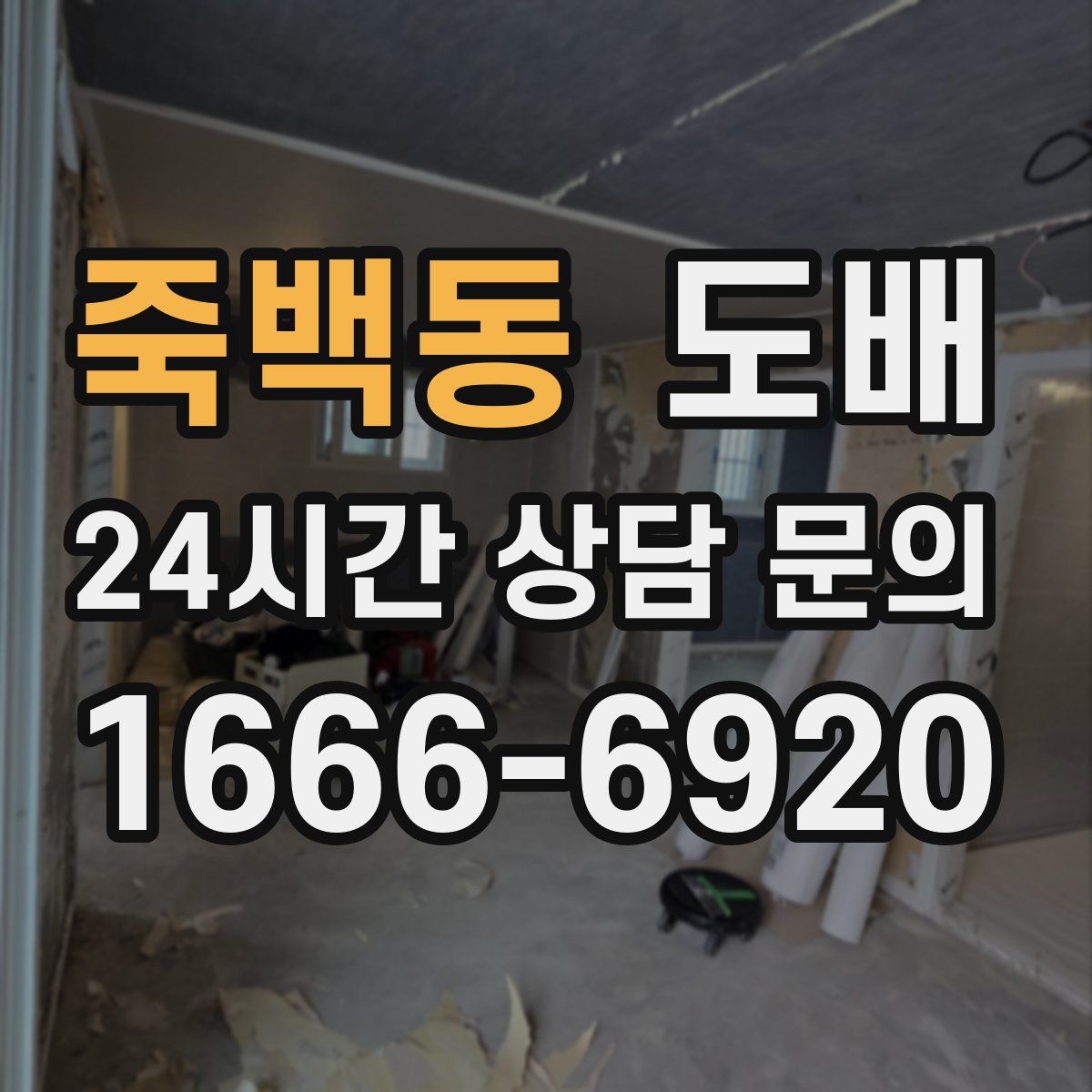 죽백동 도배