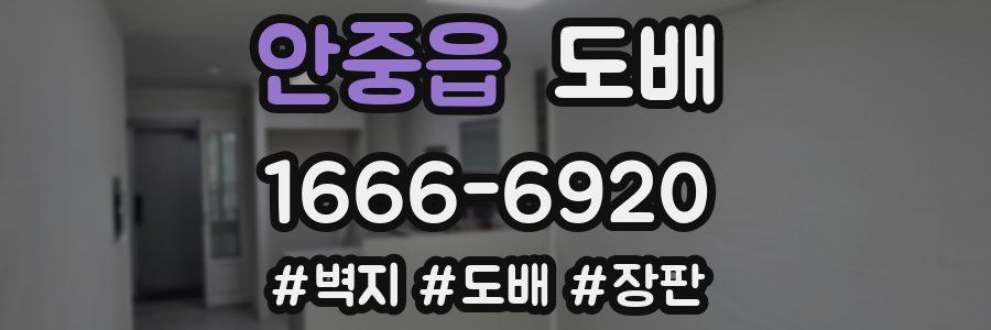 안중읍 도배