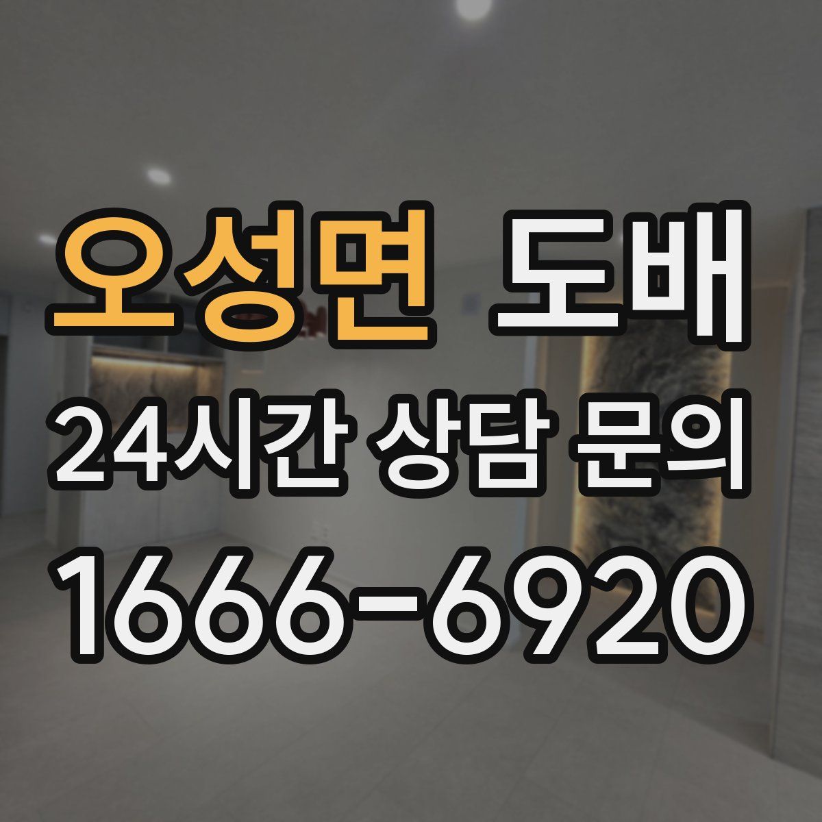 오성면 도배