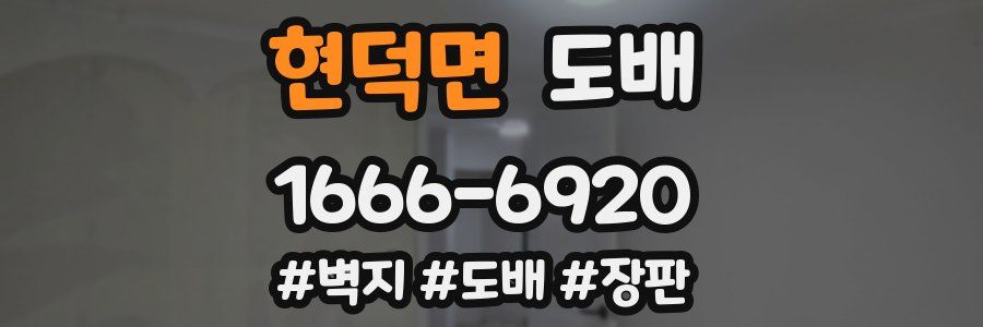 현덕면 도배