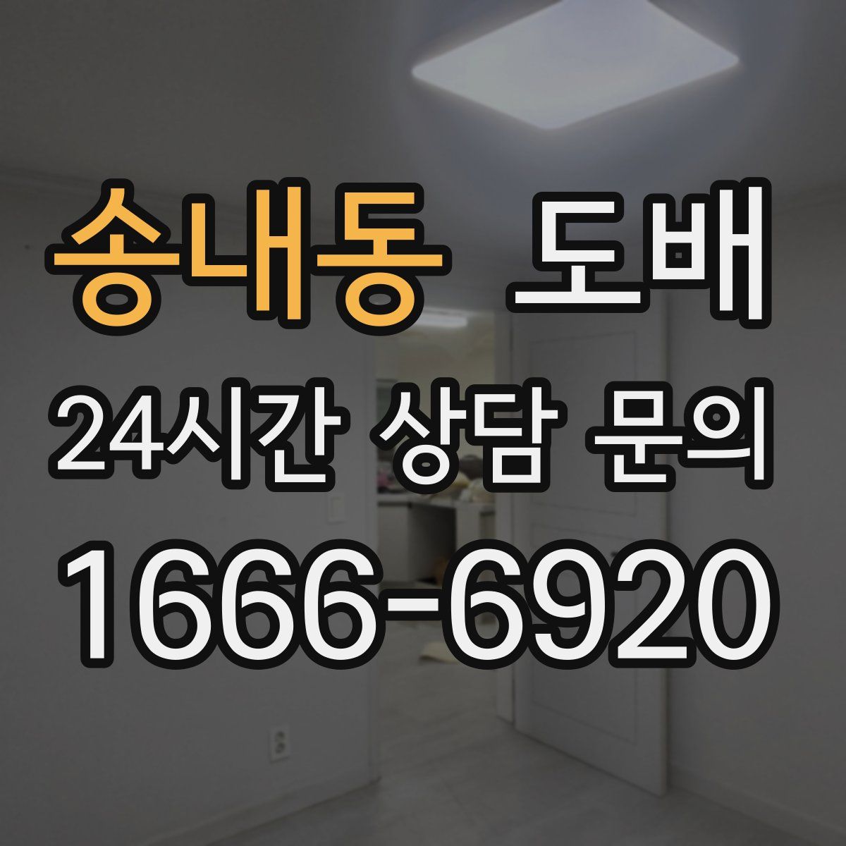 송내동 도배