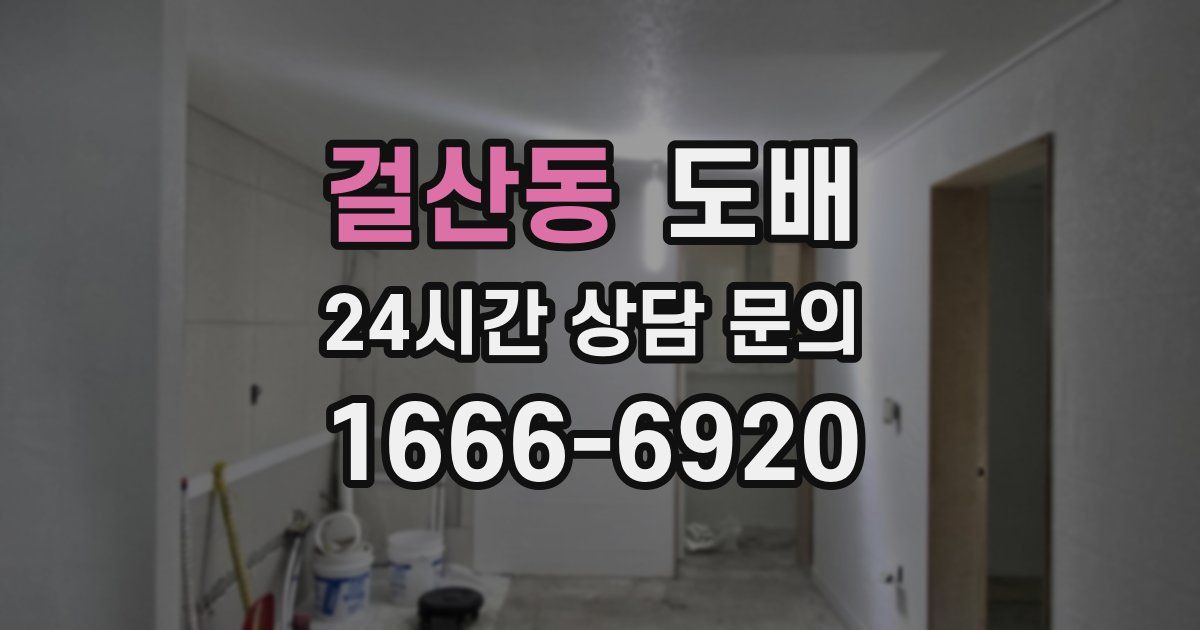 걸산동 도배