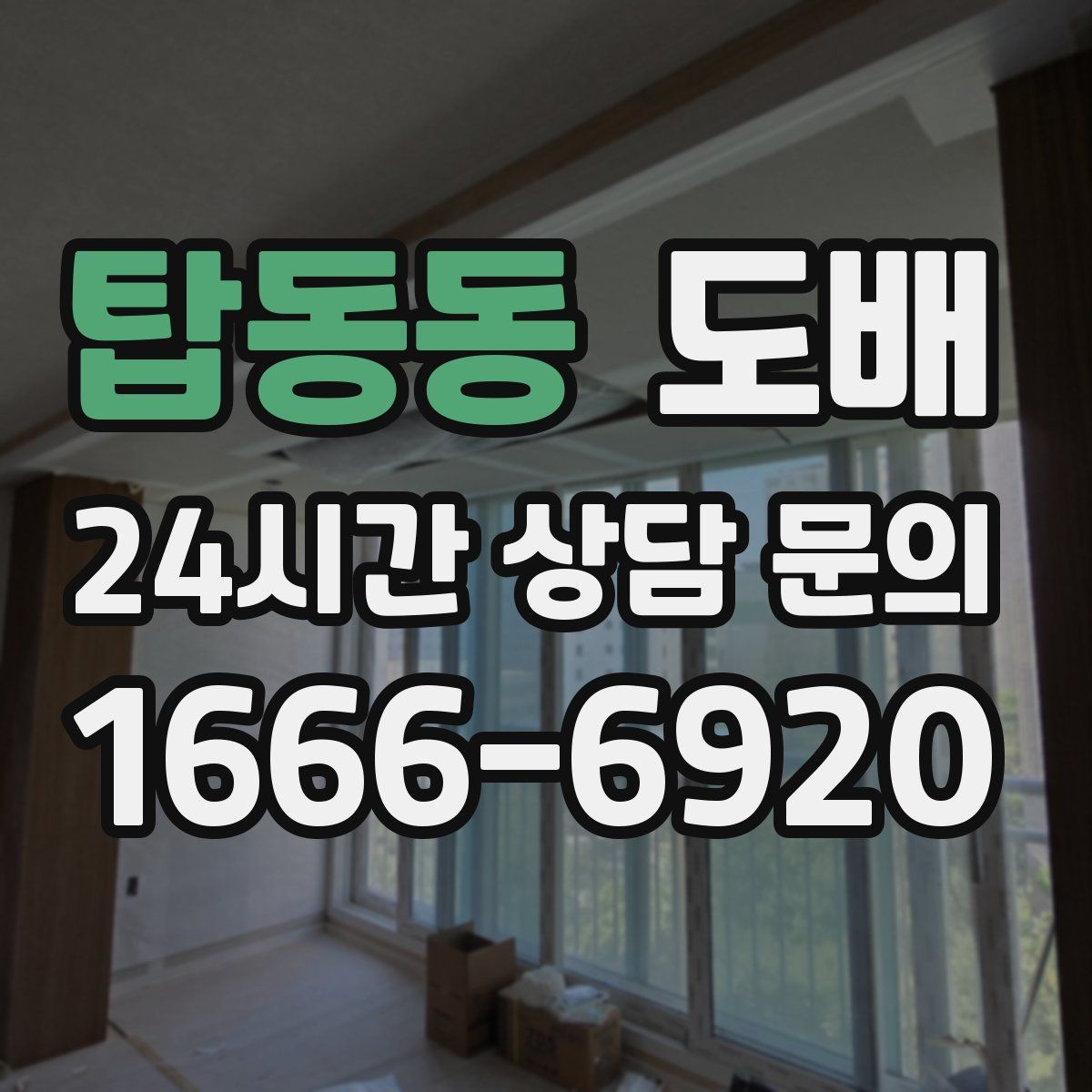 탑동동 도배