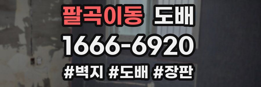 팔곡이동 도배