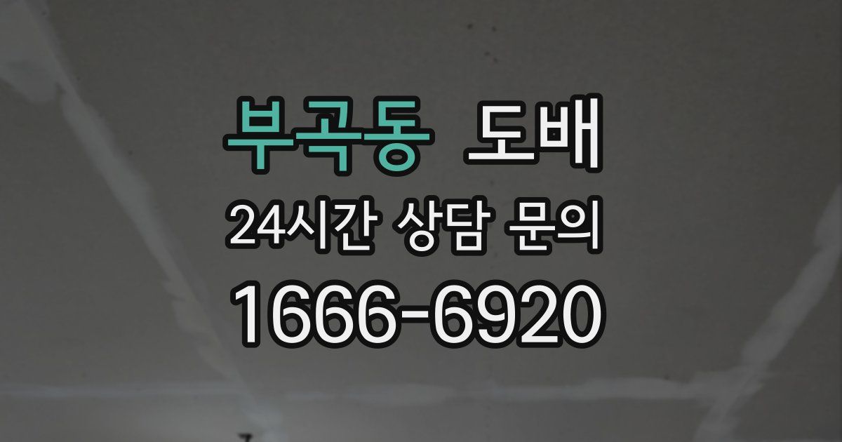 부곡동 도배