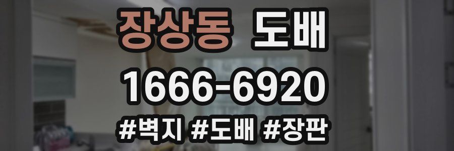 장상동 도배
