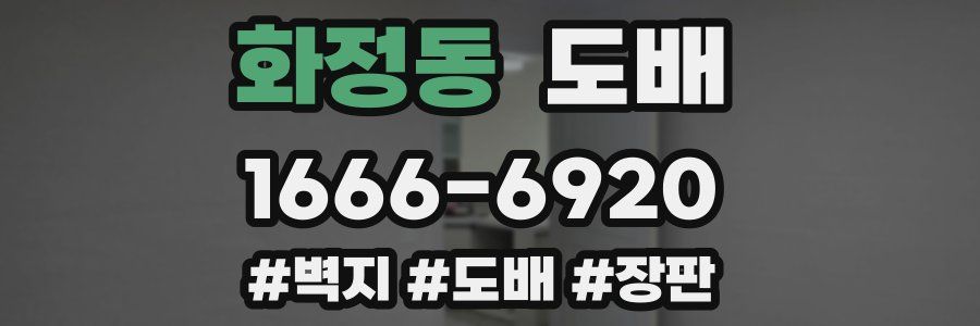 화정동 도배