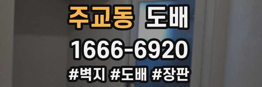 주교동 도배