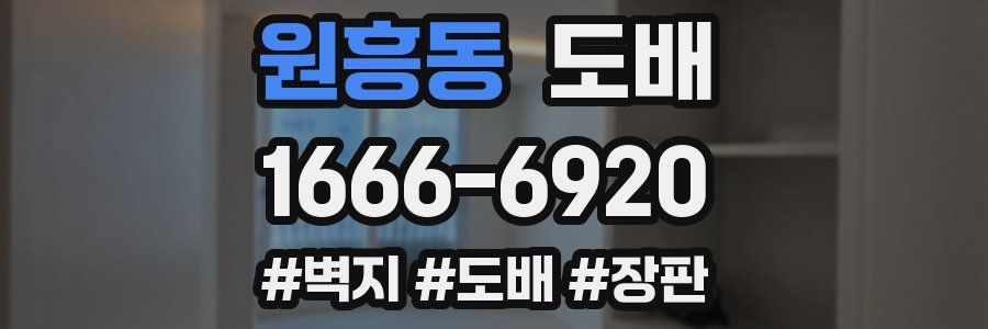 원흥동 도배