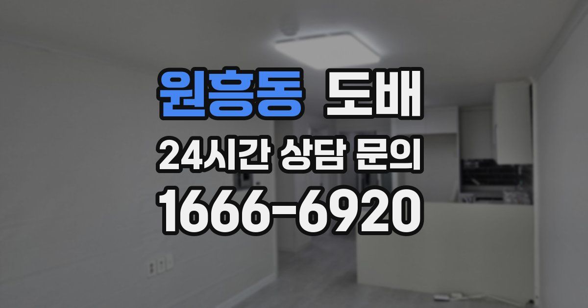 원흥동 도배