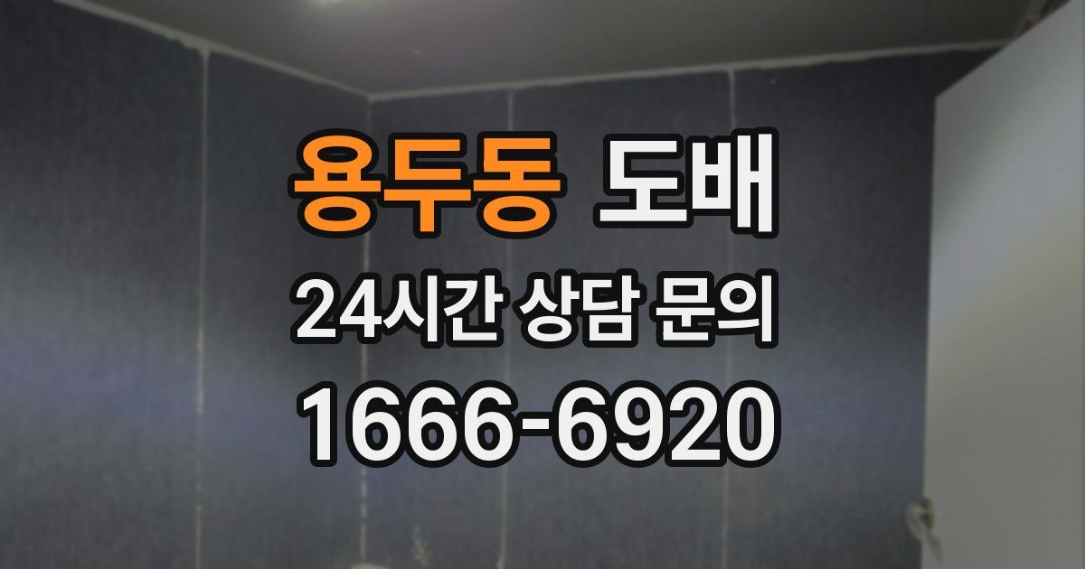 용두동 도배