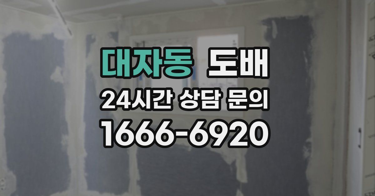 대자동 도배