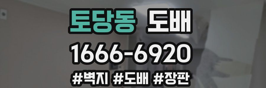토당동 도배