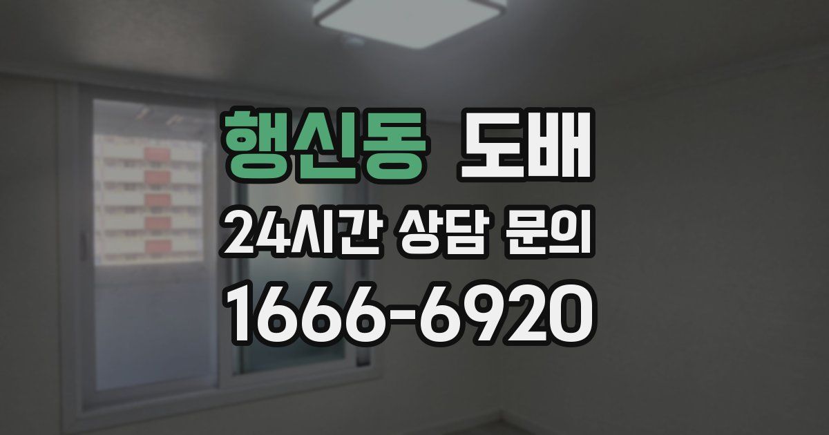 행신동 도배