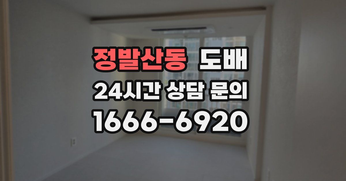 정발산동 도배